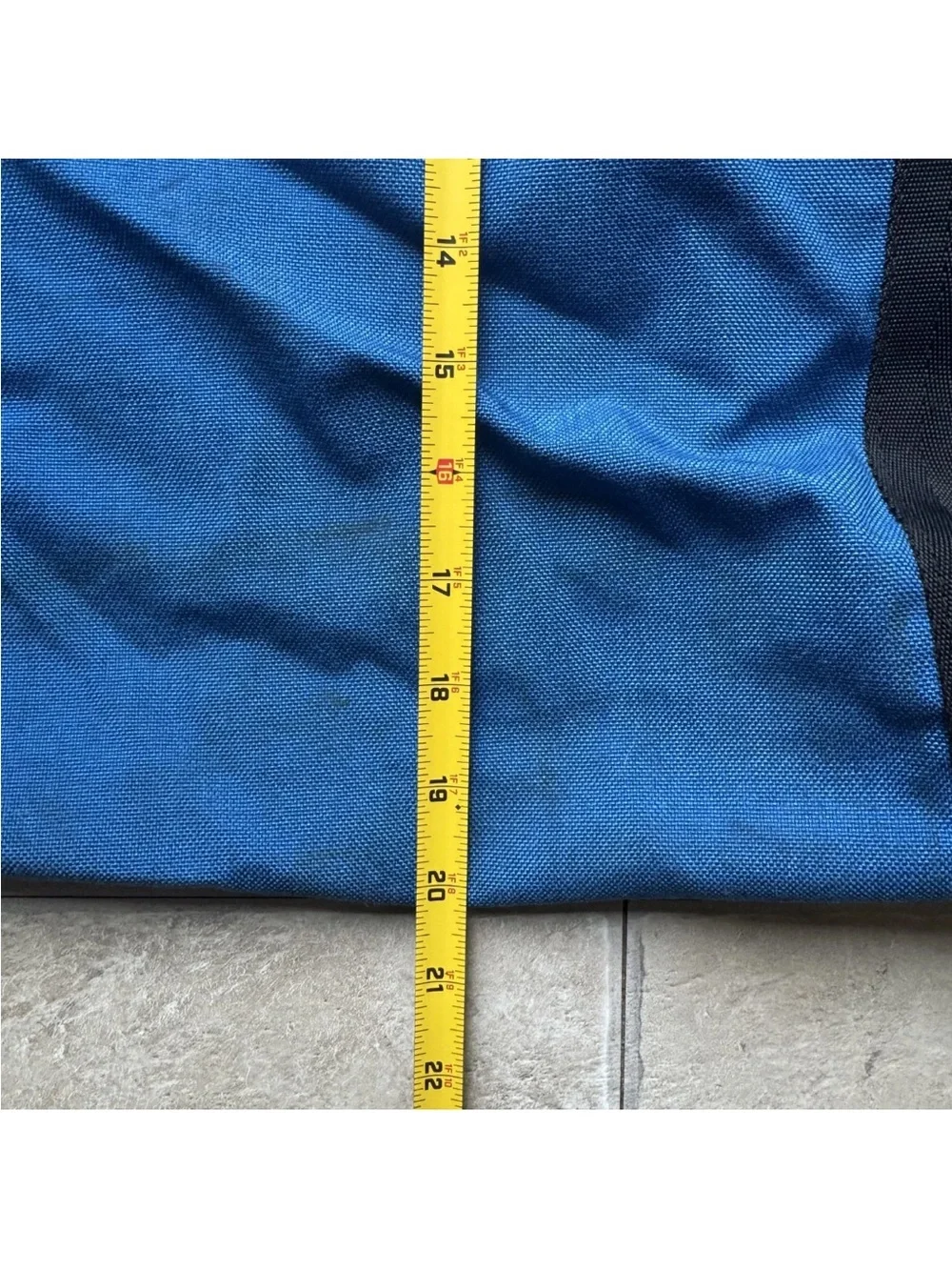 Vintage 80s 90s Eastpak Blue Canvas Duffel Bag USA Large Bag READ 34